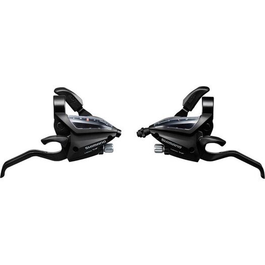 SHIMANO ST-EF500 EZ fire plus STI set, 2-finger lever, 2 x 7-speed, black click to zoom image