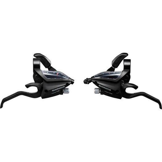 SHIMANO ST-EF500 EZ fire plus STI set, 2-finger lever, 2 x 8-speed, black click to zoom image