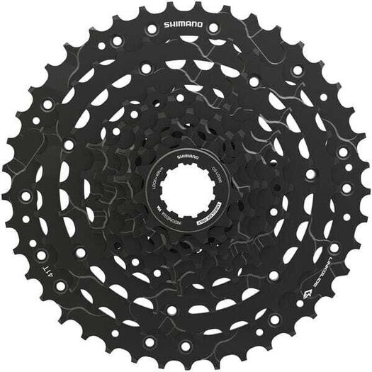 SHIMANO CUES CS-LG300-9 Link Glide cassette, 9-speed, 11 - 41T click to zoom image