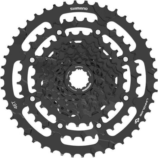 SHIMANO CUES CS-LG300-9 Link Glide cassette, 9-speed, 11 - 46T click to zoom image