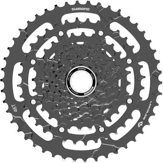 SHIMANO CS-LG400-9 CUES Link Glide cassette, 9-speed, 11 - 46T click to zoom image
