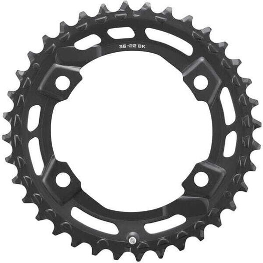 SHIMANO FC-U6000-2 CUES 11/10/9 speed double outer chainring, 36T-BN for 36-22T click to zoom image