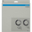 SHIMANO FC-U6000-2 CUES 11/10/9 speed double outer chainring, 36T-BN for 36-22T click to zoom image