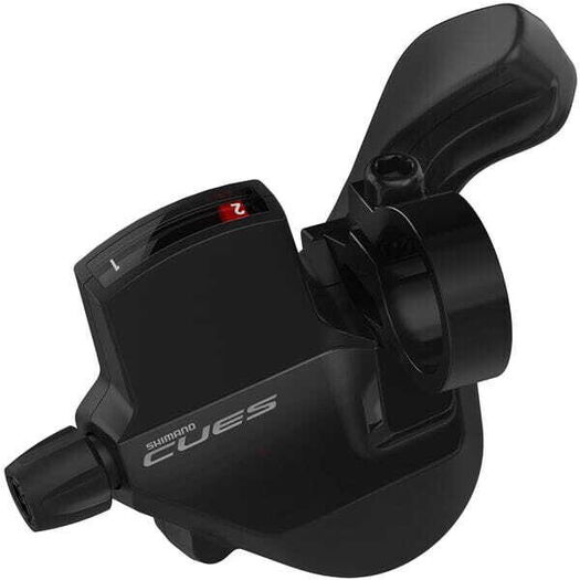 SHIMANO SL-U6000 CUES shift lever, left hand, 2-speed, with gear display click to zoom image