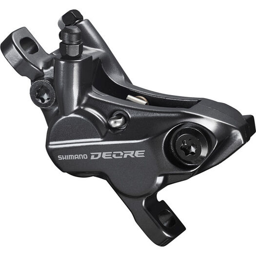 SHIMANO BR-M6120 Deore 4-pot calliper, post mount, without adapters, front or rear click to zoom image