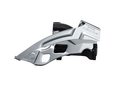 SHIMANO Deore T6000-L triple front derailleur, top swing, dual pull, 63-66 