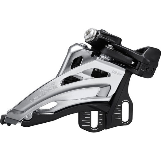 SHIMANO FD-M4100-E Deore front derailleur, 10-speed double, side swing, E-type click to zoom image