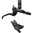 SHIMANO BR-M6100/BL-M6100 Deore bled brake lever/post mount 2 pot calliper Front Right Black  click to zoom image