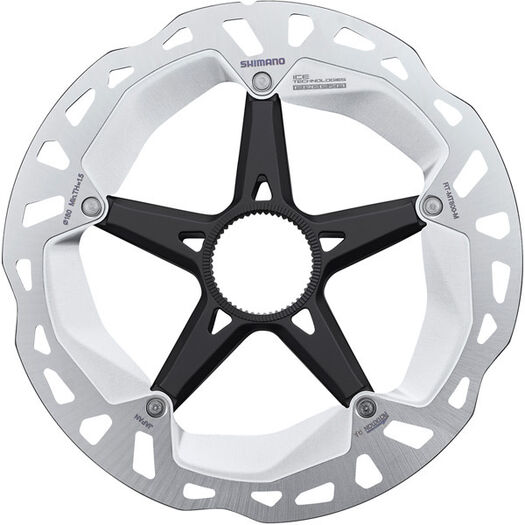 SHIMANO RT-MT800 rotor with lockring, Ice Tech, 180 mm click to zoom image