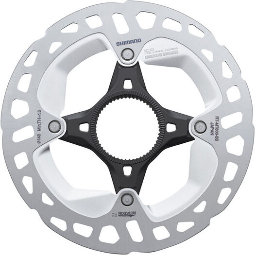 SHIMANO RT-MT800 disc rotor with internal lockring, Ice Tech FREEZA, 140 mm click to zoom image