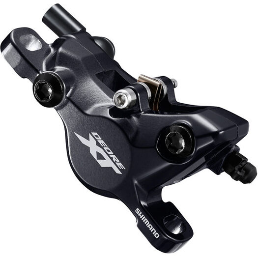 SHIMANO BR-M8100/BL-M8100 XT bled brake lever/post mount calliper, front right click to zoom image