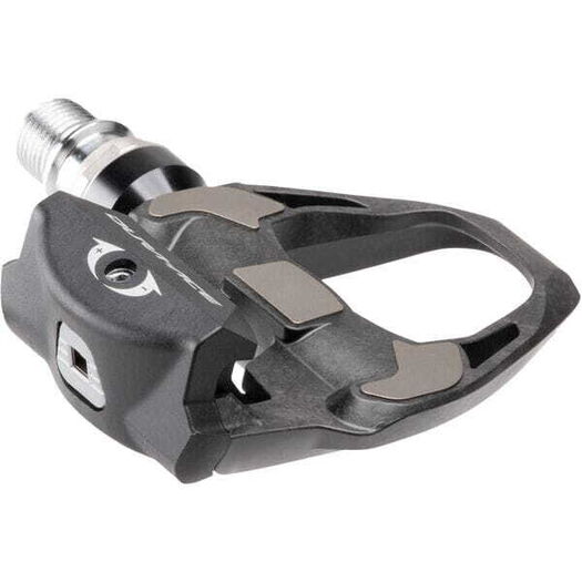 SHIMANO PD-R9100 Dura-Ace carbon SPD SL Road pedals, 4mm longer axle click to zoom image