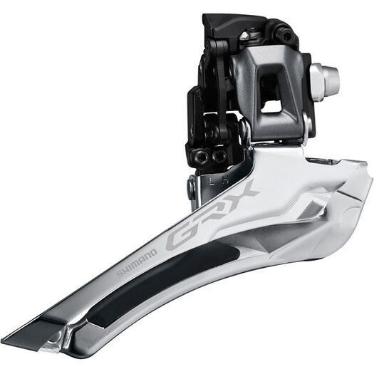 SHIMANO FD-RX810 GRX front mech, 11-speed double, down pull, braze-on click to zoom image