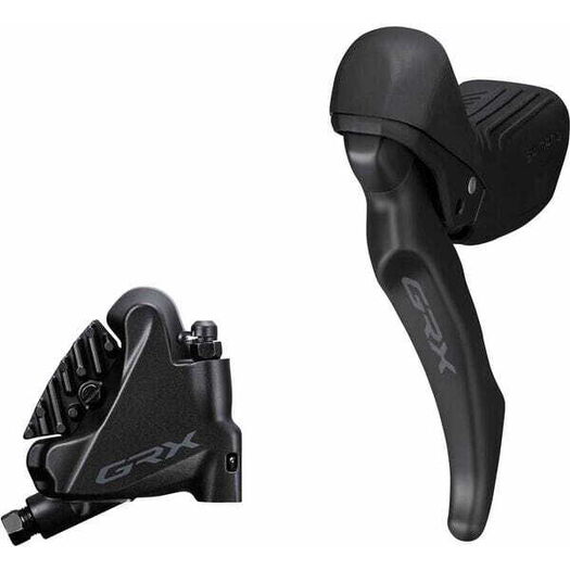 SHIMANO BL-RX610 GRX hydraulic disc brake lever bled with BR-RX400 calliper, left rear click to zoom image