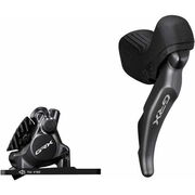 SHIMANO ST-RX820 GRX 12-speed STI bled with BR-RX820 flat mount calliper, right front