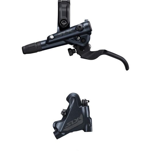 SHIMANO BR-M7110/BL-M7100 SLX bled brake lever/flat mount calliper, rear left click to zoom image