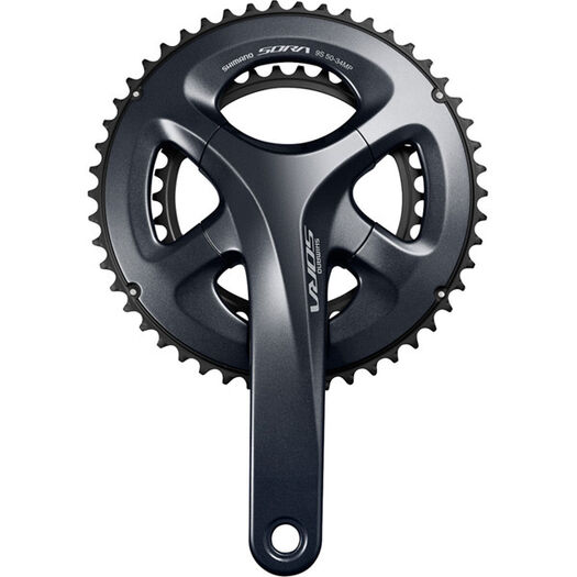 SHIMANO FC-R3000 Sora 9-speed, 50/34, compact, 170mm click to zoom image
