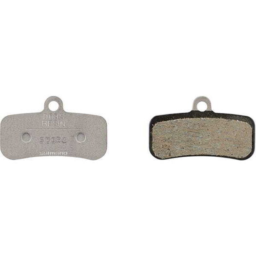 SHIMANO D03S disc pads & spring, steel back, resin click to zoom image