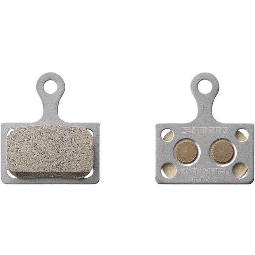 SHIMANO K04TI disc pads & spring, titanium back, metal sintered click to zoom image
