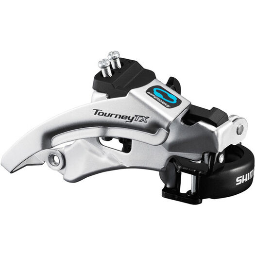 SHIMANO FD-TX800 Tourney TX front derailleur, top swing, dual pull, for 42/48T, 63-66 click to zoom image