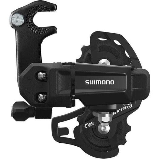 SHIMANO Tourney TY200 rear derailleur, 6/7-speed, with bracket, SS short cage click to zoom image