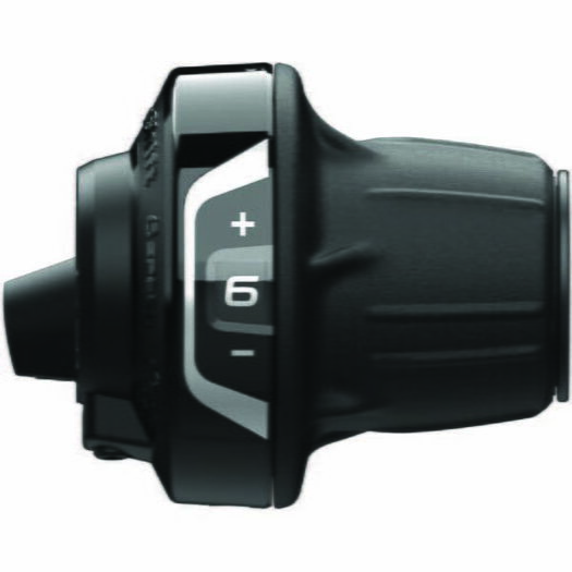 SHIMANO SL-RV400 Revo shifter, right hand, 6-speed, with optical gear display click to zoom image
