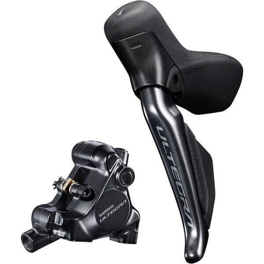 SHIMANO ST-R8170 bled hydraulic disc, Di2 E-tube STI set, flat mount calliper, LH rear click to zoom image
