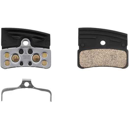 SHIMANO BRBX P04C metal pad&spg al/ss back w/fin click to zoom image