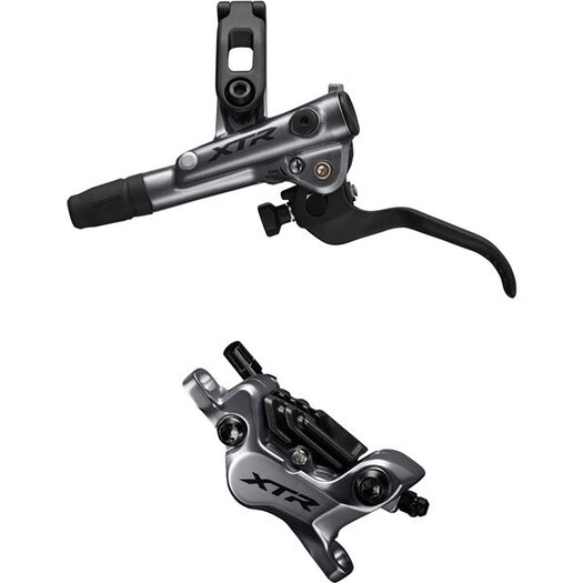 SHIMANO BR-M9120 XTR bled I-spec-EV ready brake lever/Post mount 4 pot calliper, rear click to zoom image