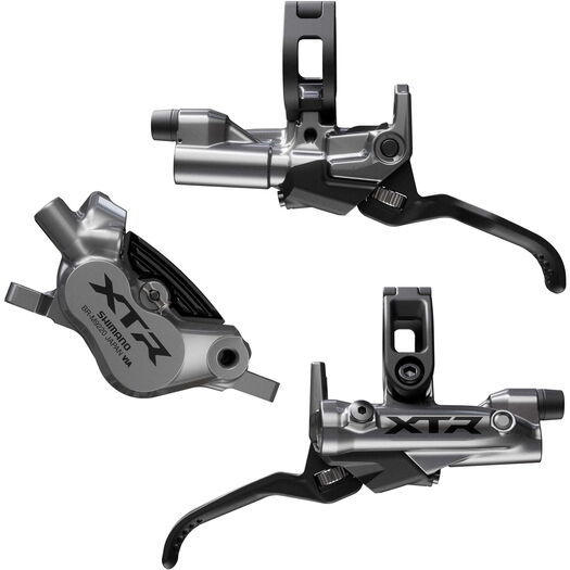 SHIMANO D/BRAKE XTR M9220 4pot KIT PM F&R click to zoom image
