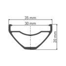 DT SWISS M 1900 wheel, 30 mm rim, 15 x 110 m BOOST axle, 27.5 inch front click to zoom image