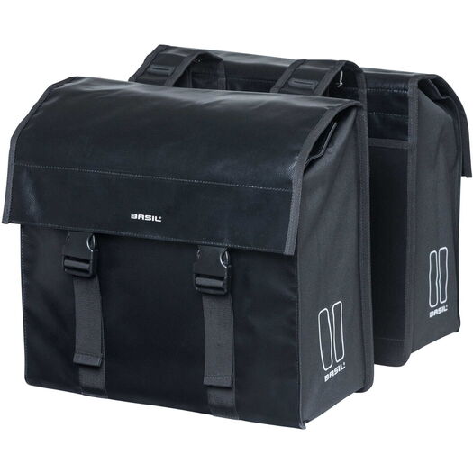 BASIL Urban Load double bag, 48-53L, bla click to zoom image