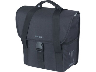 BASIL GO single bag, 16L, solid black 