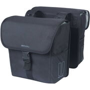 BASIL GO double bag, 32L, solid black