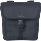 BASIL GO double bag, 32L, solid black click to zoom image