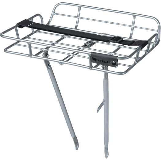 BASIL Portland front carrier, aluminium click to zoom image