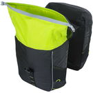 BASIL Miles double bag, 34L, black lime click to zoom image