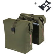 BASIL SoHo bicycle double bag Nordlicht